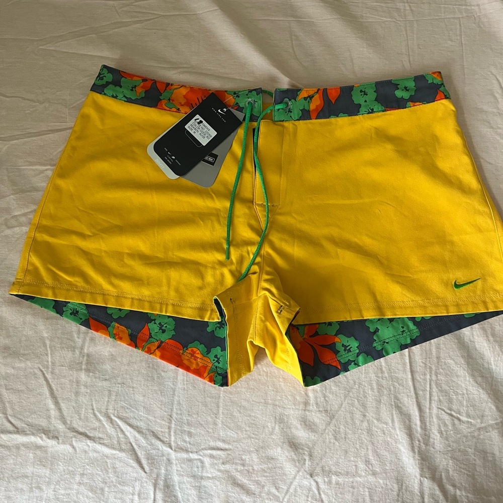 Nike yellow shorts. New. With tags.